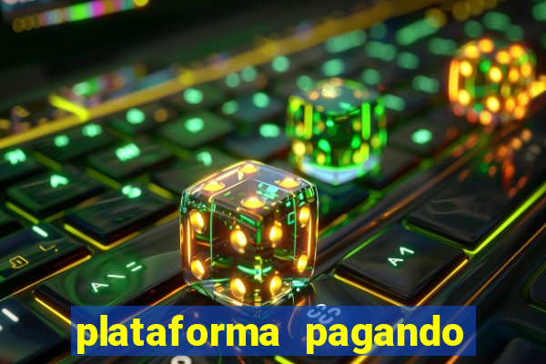 plataforma pagando no cadastro slots